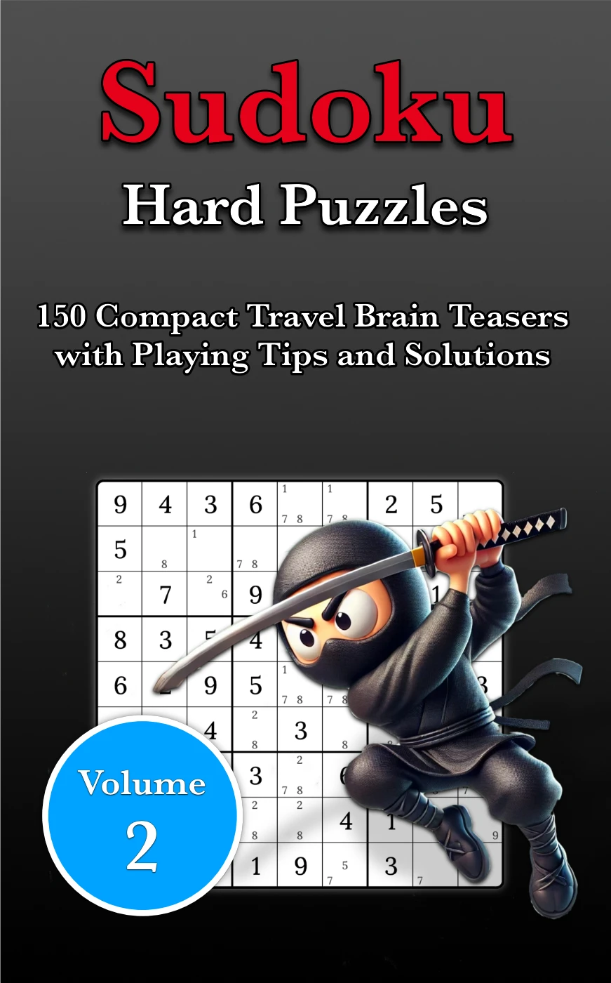 Hard Sudoku Puzzles Volume 2 book front cover
