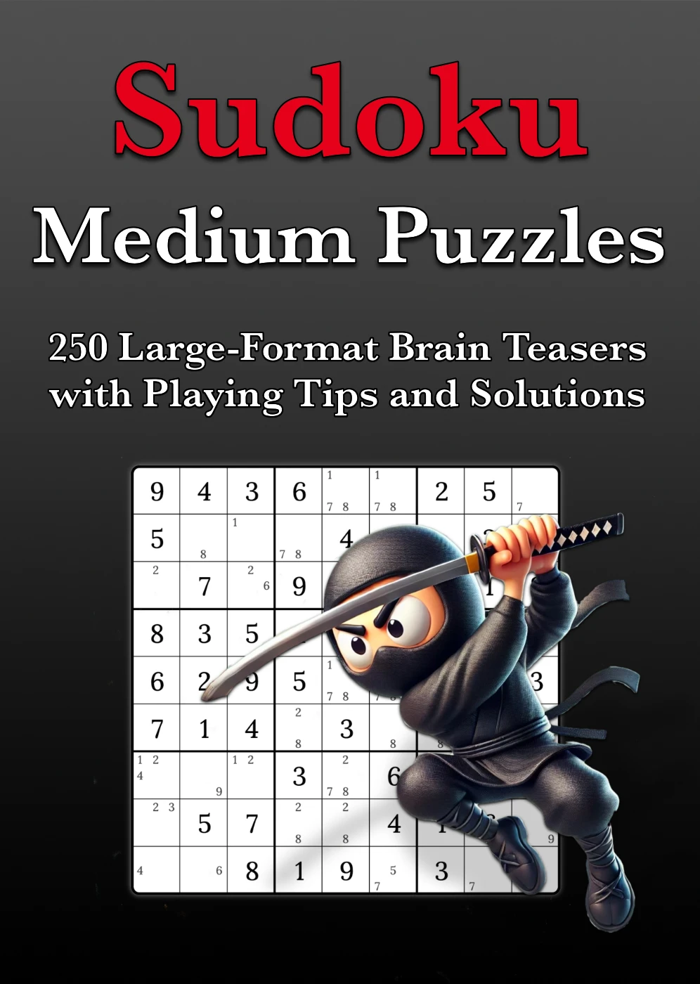 Medium Sudoku Puzzles book front cover