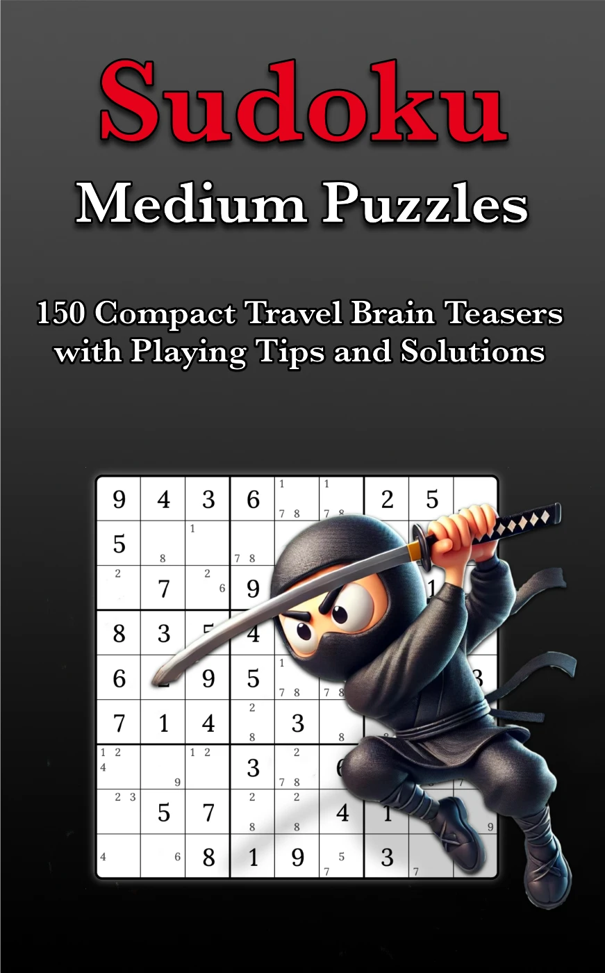Medium Sudoku Puzzles book front cover